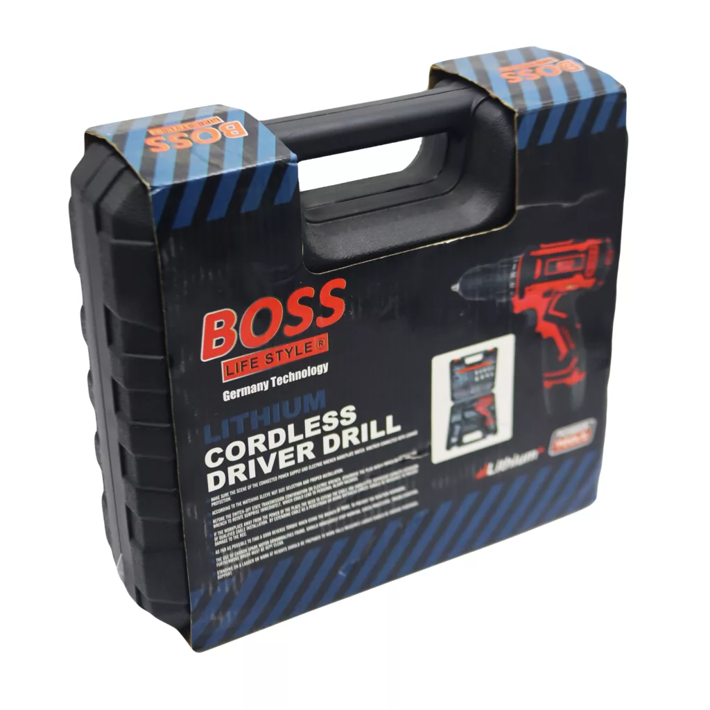 دریل پیچ گوشتی 10 میلی متری 18 ولت باس مدل شارژی کد YP-18V مجموعه 28 عددی