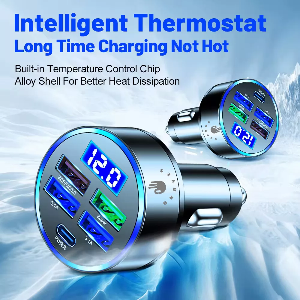 شارژر فندکی 35 وات اکی یس مدل USB3QC3PD1