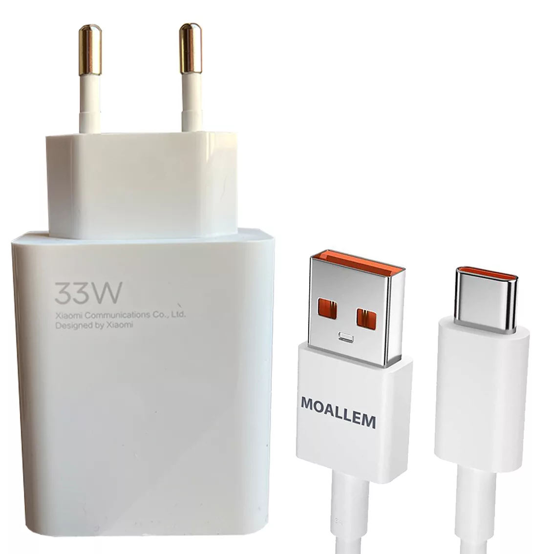 شارژر دیواری 33 وات مدل Turbo-33W به همراه کابل تبدیل USB-C شارژر دیواری 33 وات مدل Turbo-33W به همراه کابل تبدیل USB-C