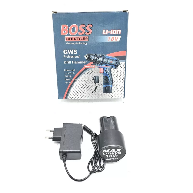 پیچ گوشتی شارژی باس مدل 18V