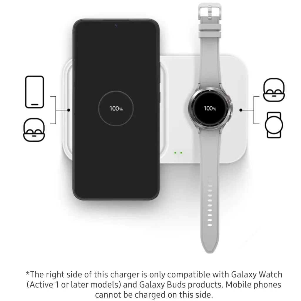 شارژر بی سیم سامسونگ مدل EP-P5400 به همراه شارژر 25وات