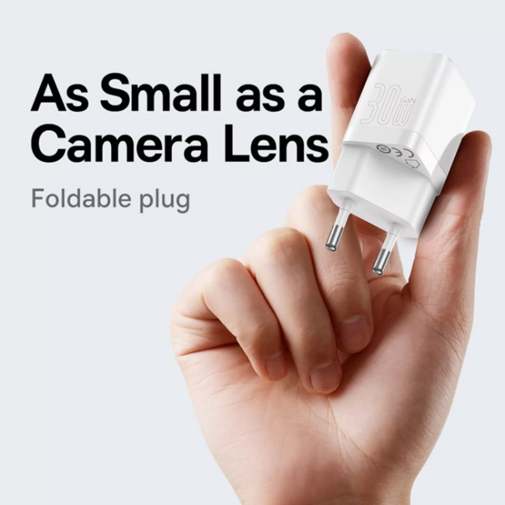 شارژر دیواری باسئوس مدل Fast GaN 30w