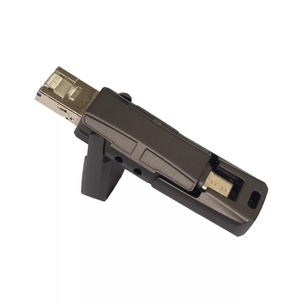 فلش مموری مدل LXM ظرفیت 1 ترابایت با رابط microUSB، USB Type-C، USB 3.2، لایتنینگ