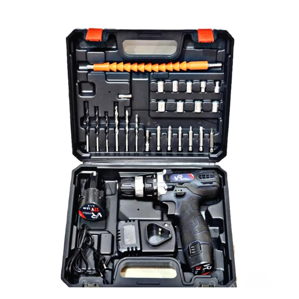 پیچگوشتی شارژی ویوارکس مدل Vr1210-2a  مجموعه 30 عددی