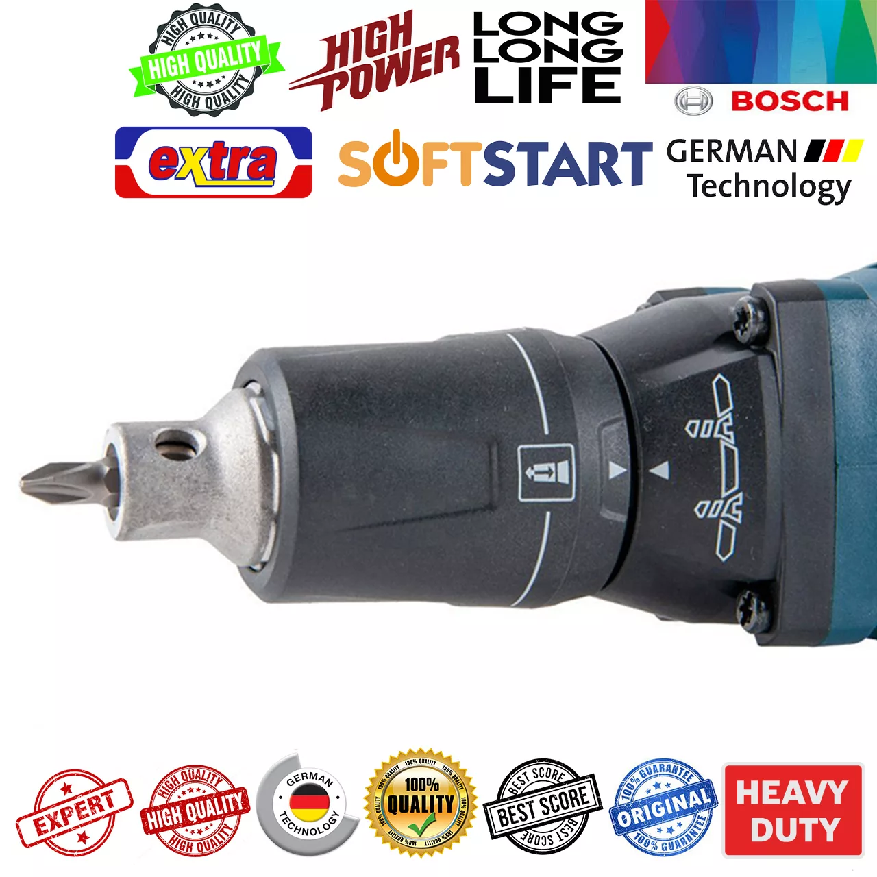 پیچ گوشتی برقی بوش مدل GTB 650 + Extra