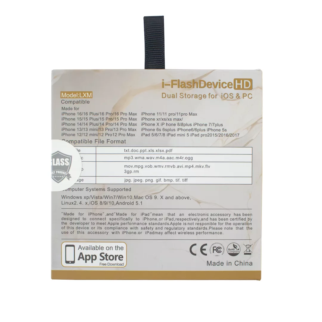 فلش مموری مدل LXM ظرفیت 1 ترابایت با رابط microUSB، USB Type-C، USB 3.2، لایتنینگ