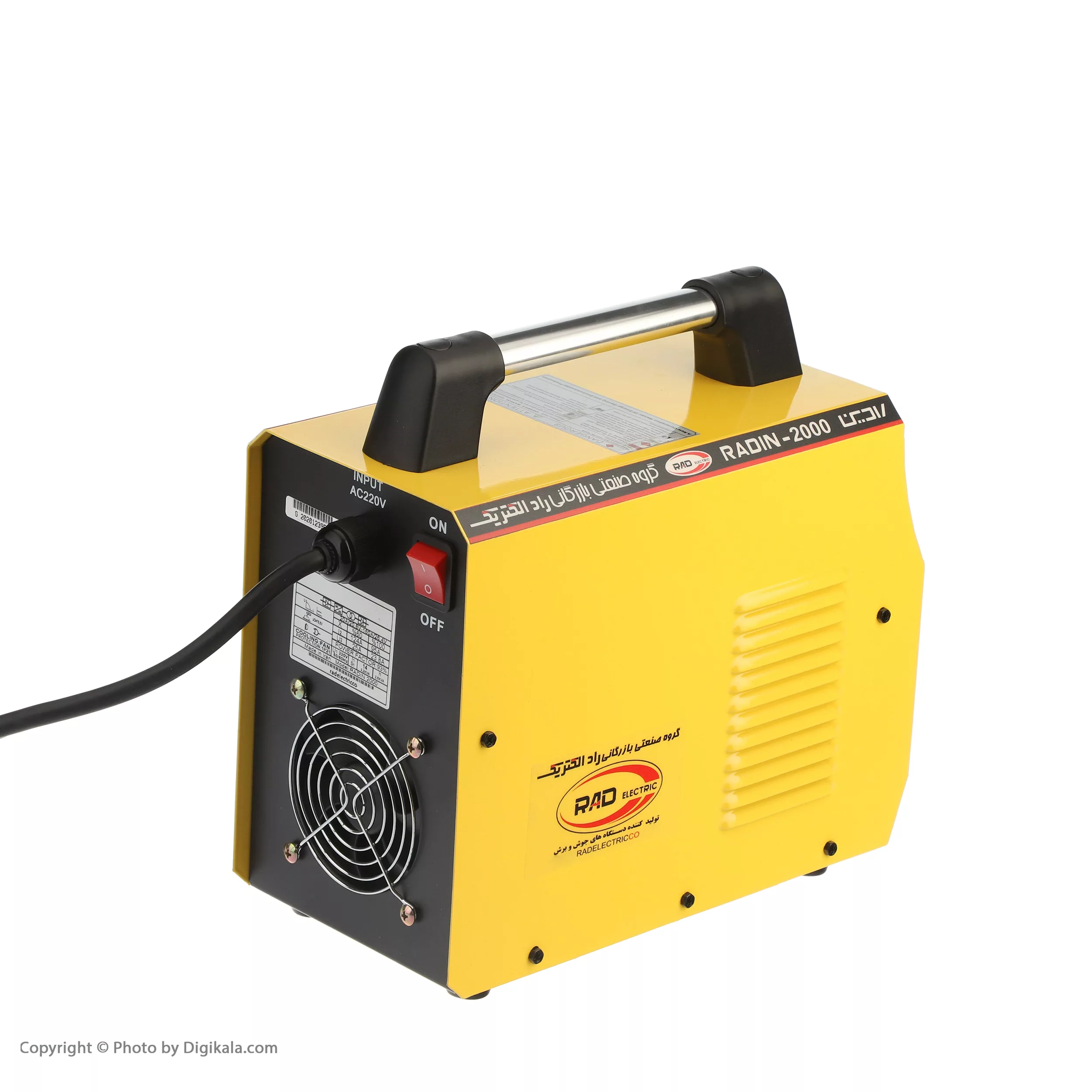 دستگاه جوش 180 آمپر رادالکتریک مدل رادین 2000