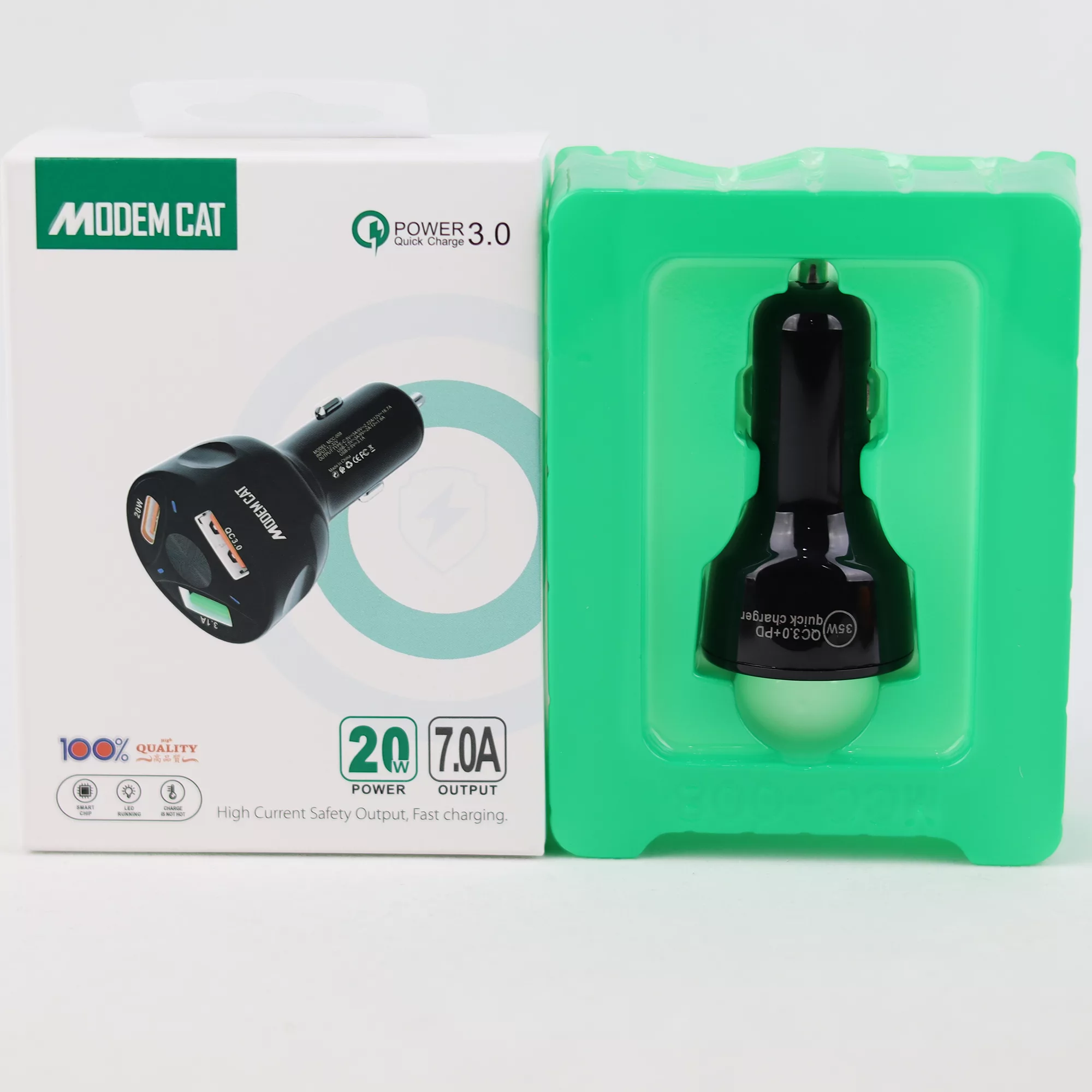 شارژر فندکی20وات مودم کت مدل MCC-008