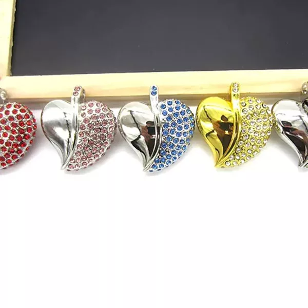 فلش مموری پرلیت یو اس بی طرح قلب مدل W-64 ظرفیت 128 گیگابایت