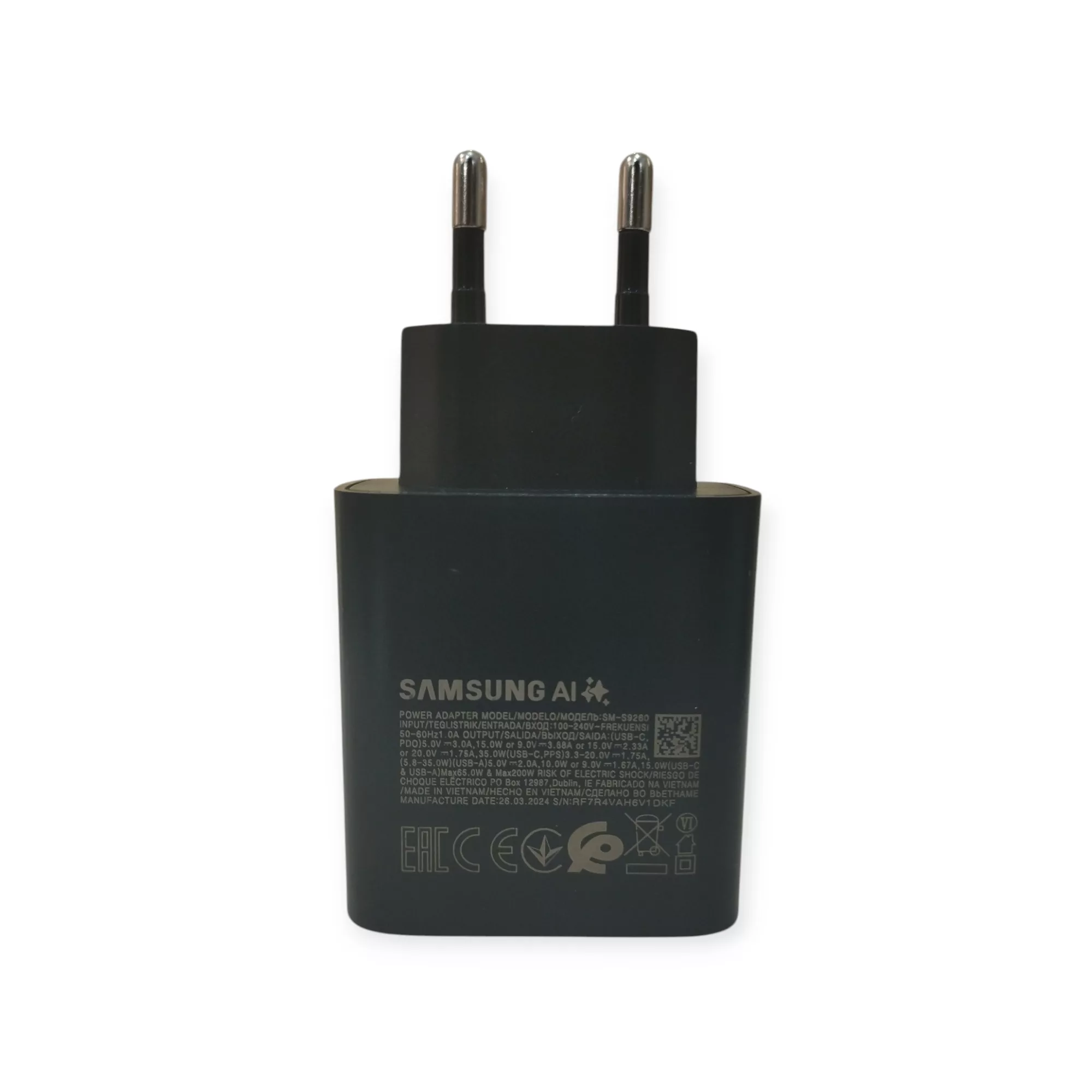 شارژر دیواری 45 وات دو پورت مدل EP-9260