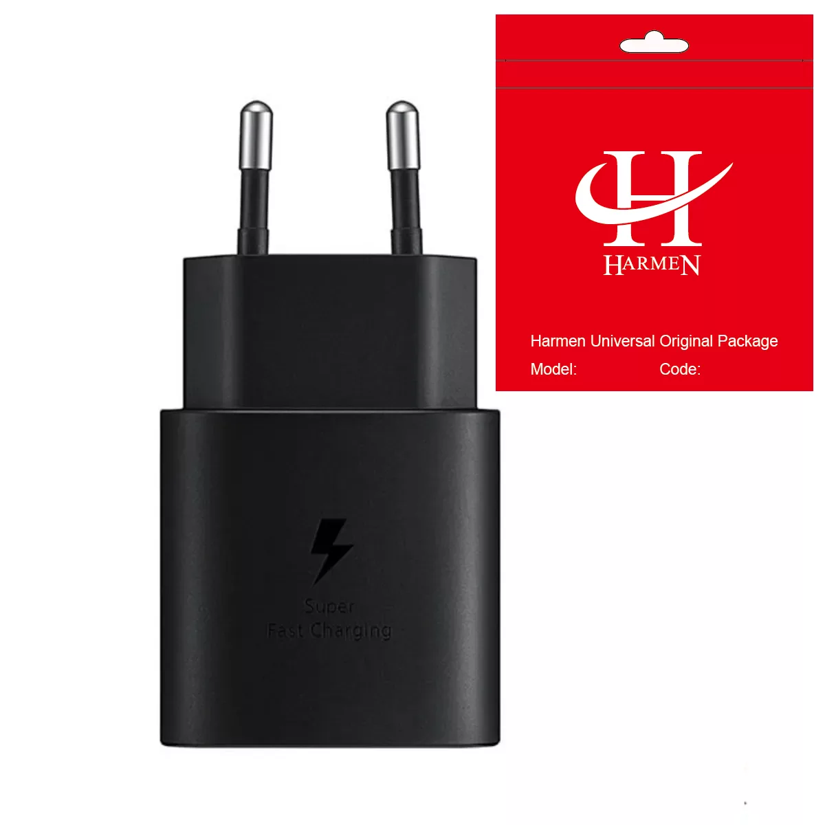 شارژر دیواری 25 وات هارمن مدل EP-TA800 2 PIN