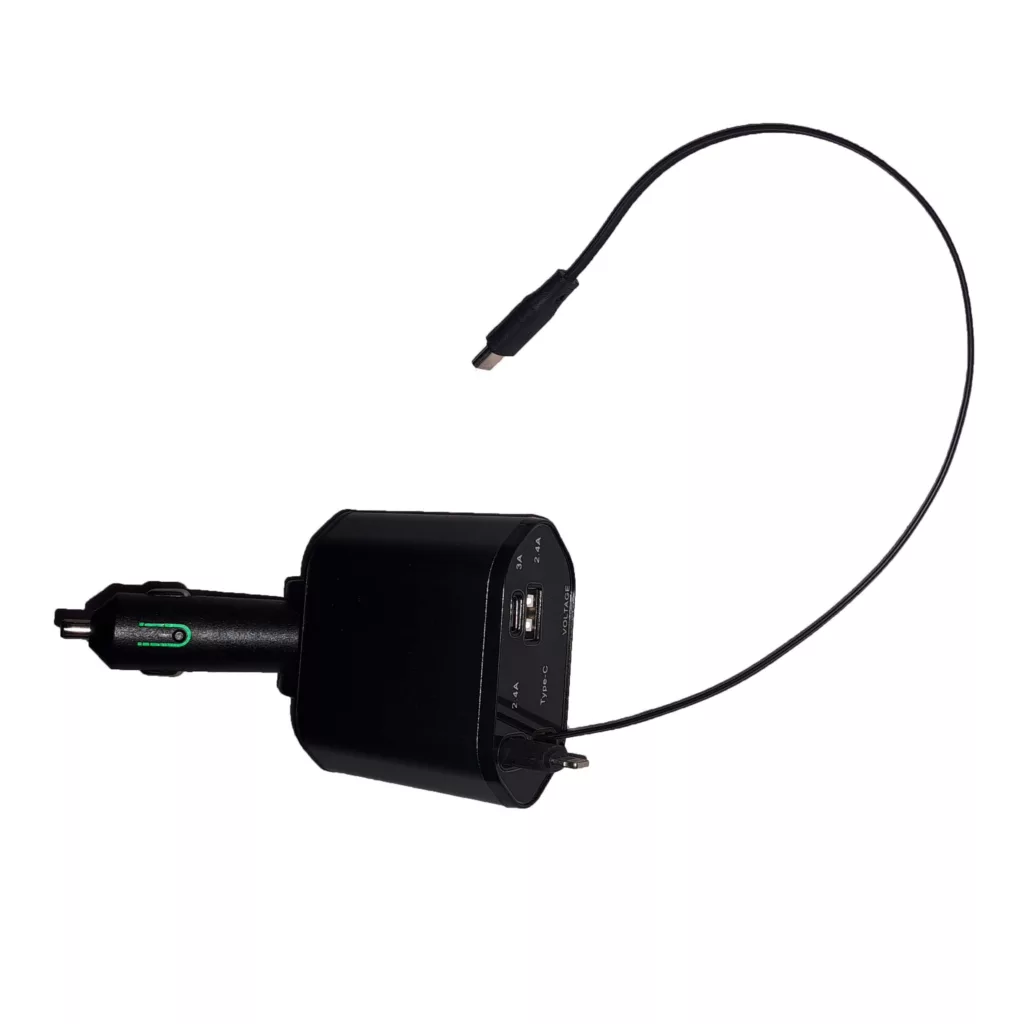 شارژر فندکی 120 وات 4 پورت مدل ML-102