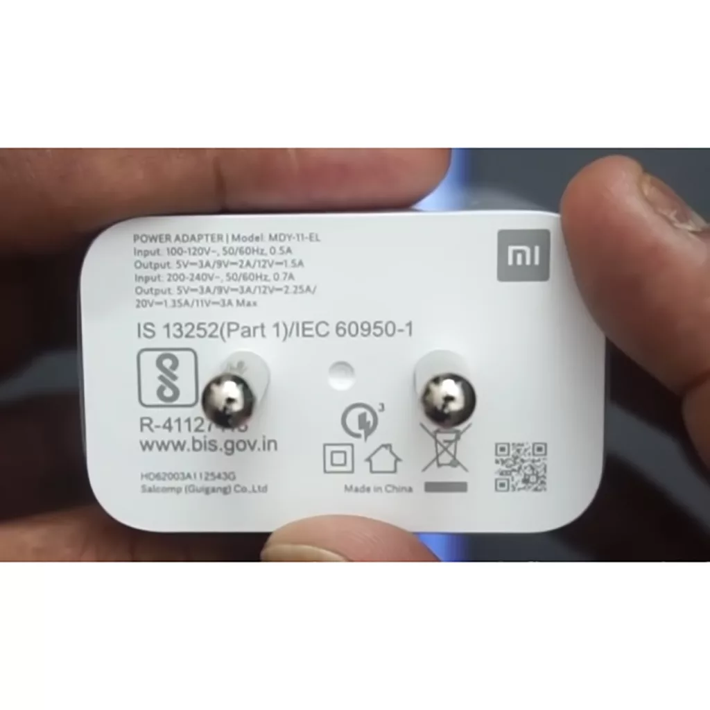 شارژر دیواری شیائومی مدل MDY-11-EL به همراه کابل تبدیل USB-C