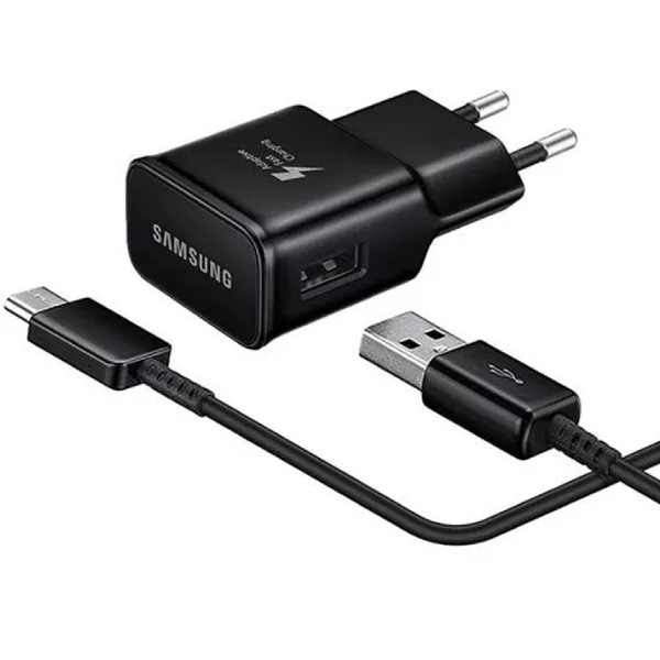 شارژر دیواری مدل Travel Adapter Fast Charge 15W به همراه کابل تبدیل USB-C