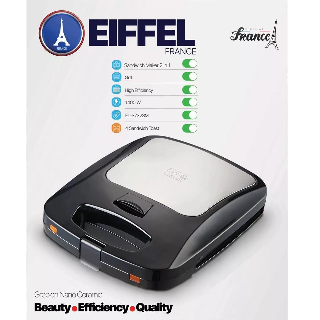ساندویچ ساز ایفل  مدل EL-3732 SM