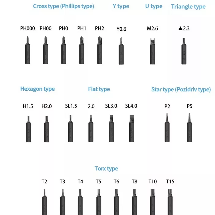 پیچ گوشتی شارژی و سری پیچ گوشتی مدل 008مجموعه 24 عددی