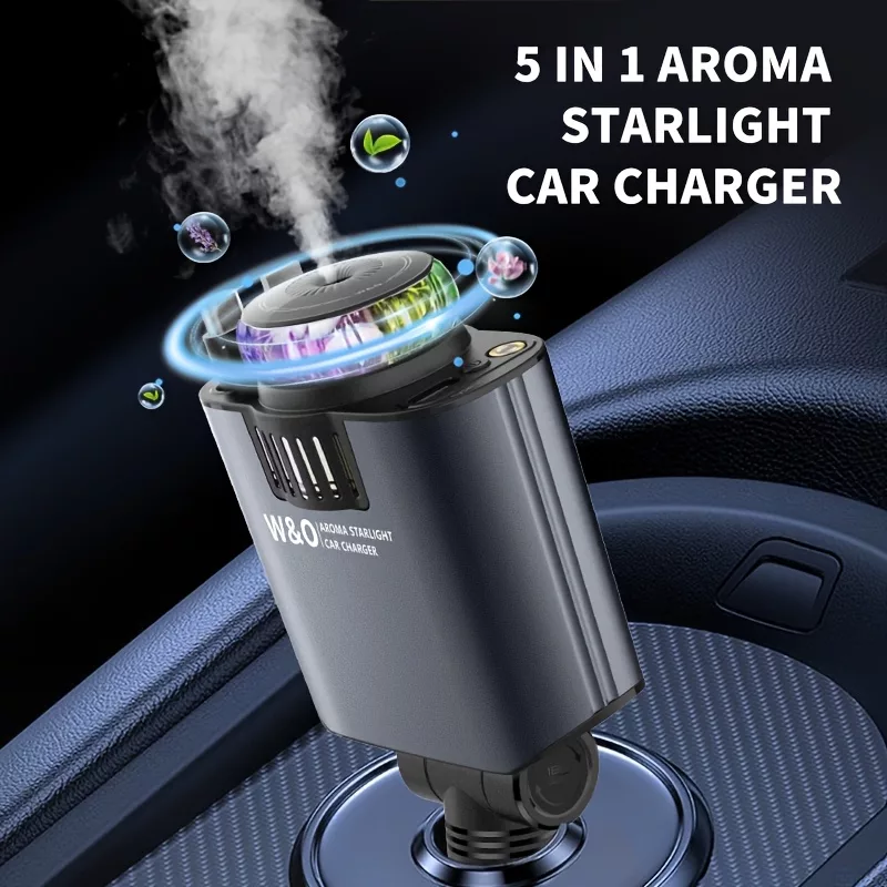 شارژر فندکی 45 وات مدل 5 کاره طرح Starlight