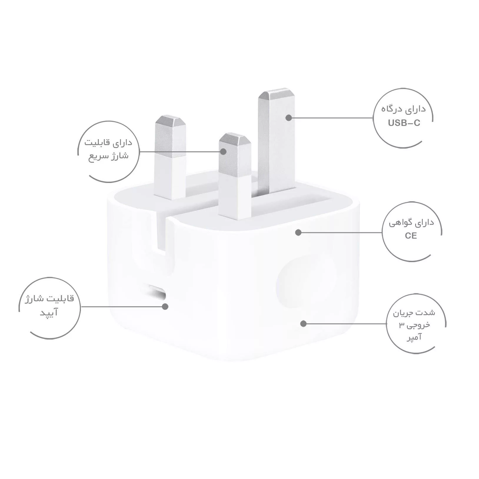 آداپتور شارژر مدل A2344