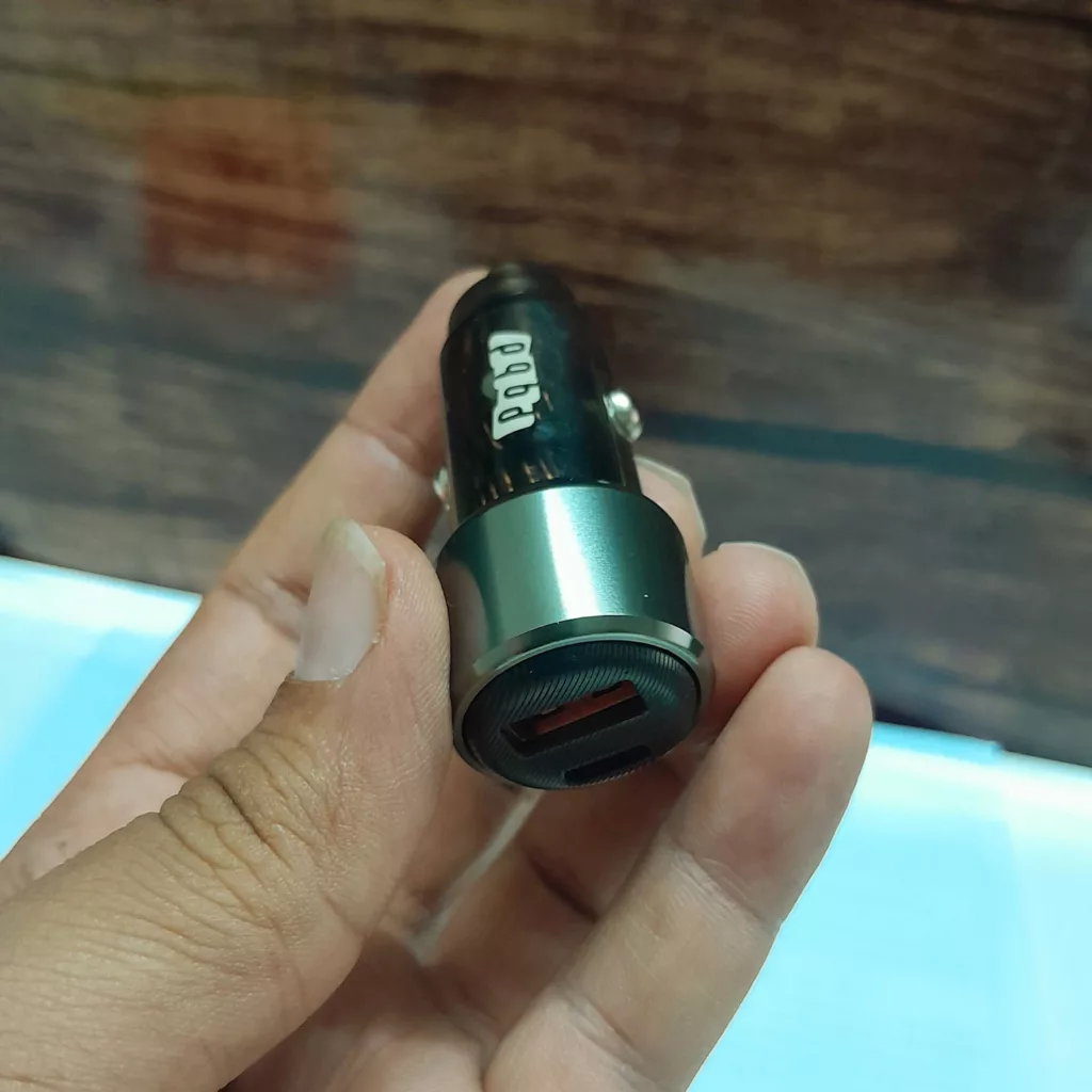 شارژر فندکی فست 63 وات دو پورت مدل PQ-CC06