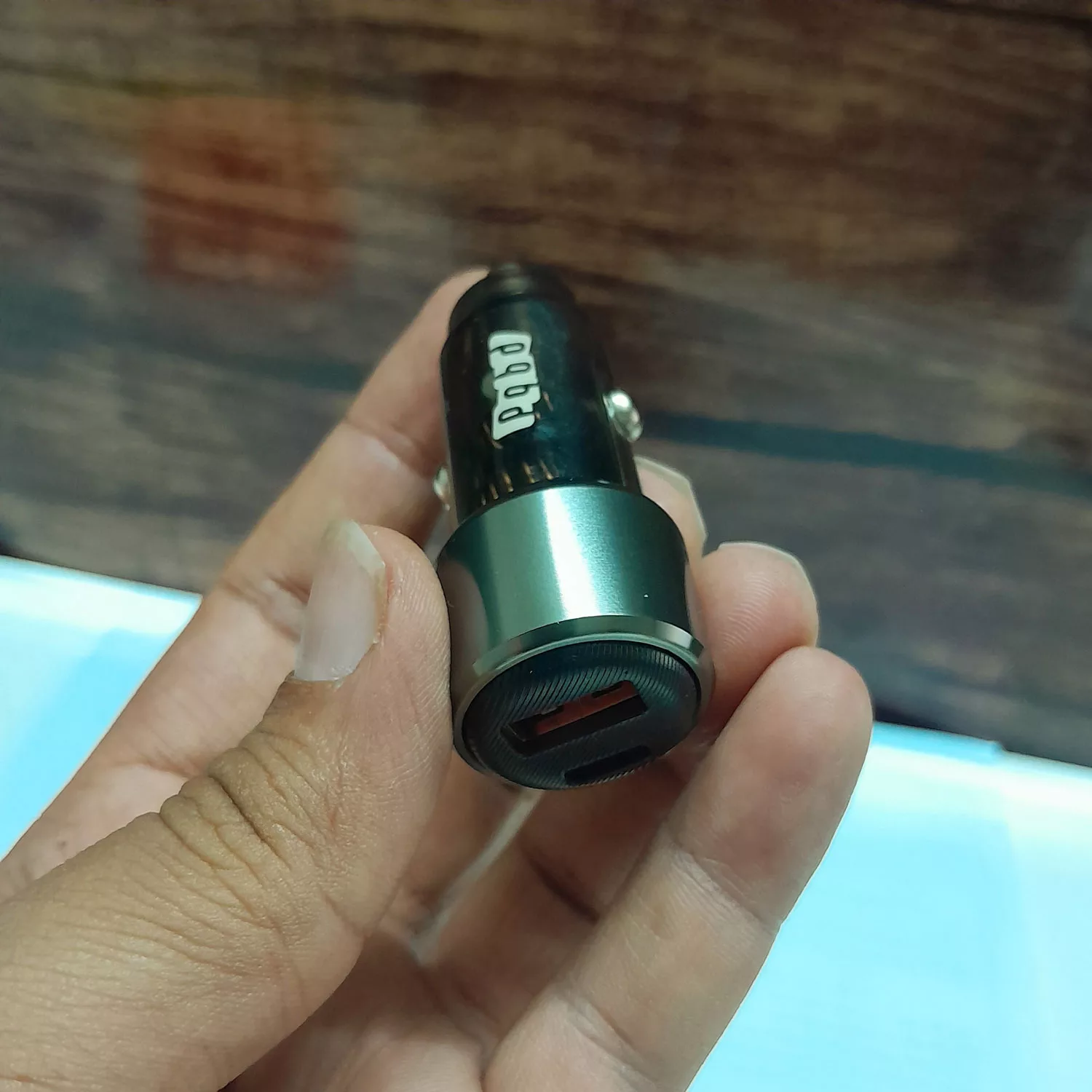 شارژر فندکی فست 63 وات دو پورت مدل PQ-CC06