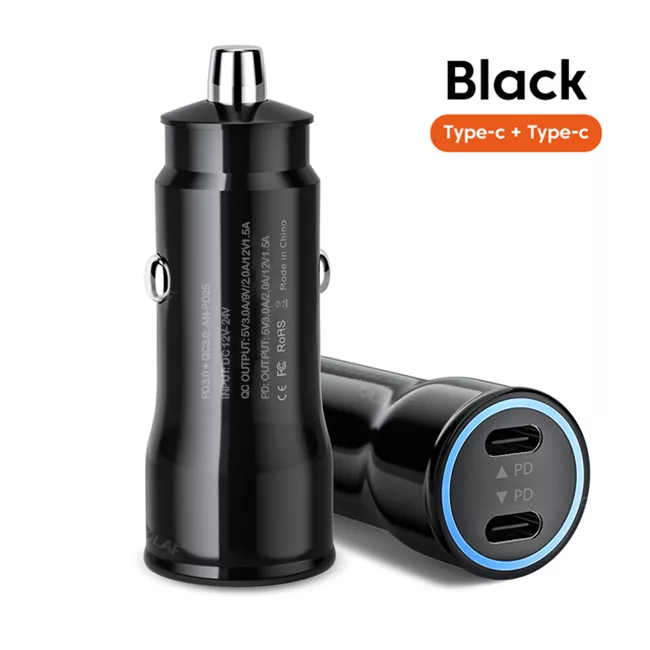 شارژر فندکی 18 وات آرسون مدل AN-PD25 به همراه کابل USB-C