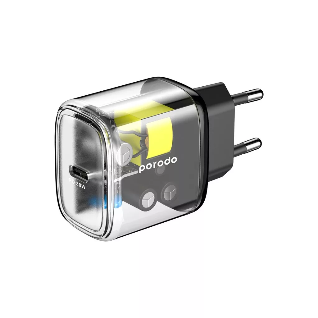 شارژر دیواری 30 وات پرودو مدل 30W Transparent