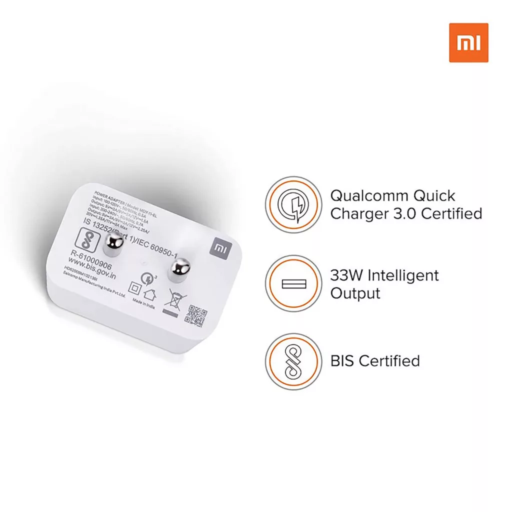 شارژر دیواری شیائومی مدل MDY-11-EL به همراه کابل تبدیل USB-C