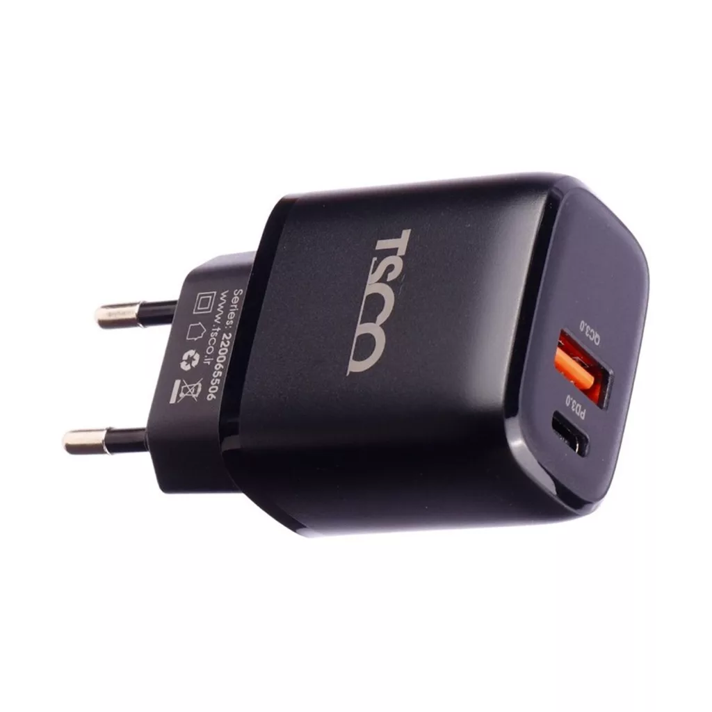 شارژر دیواری 20 وات تسکو مدل TTC 65