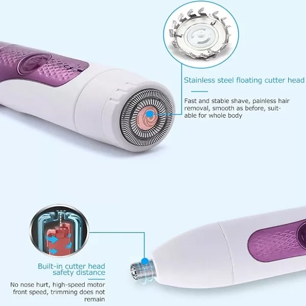 ماشین اصلاح موی بدن بانوان مدل 6in1
