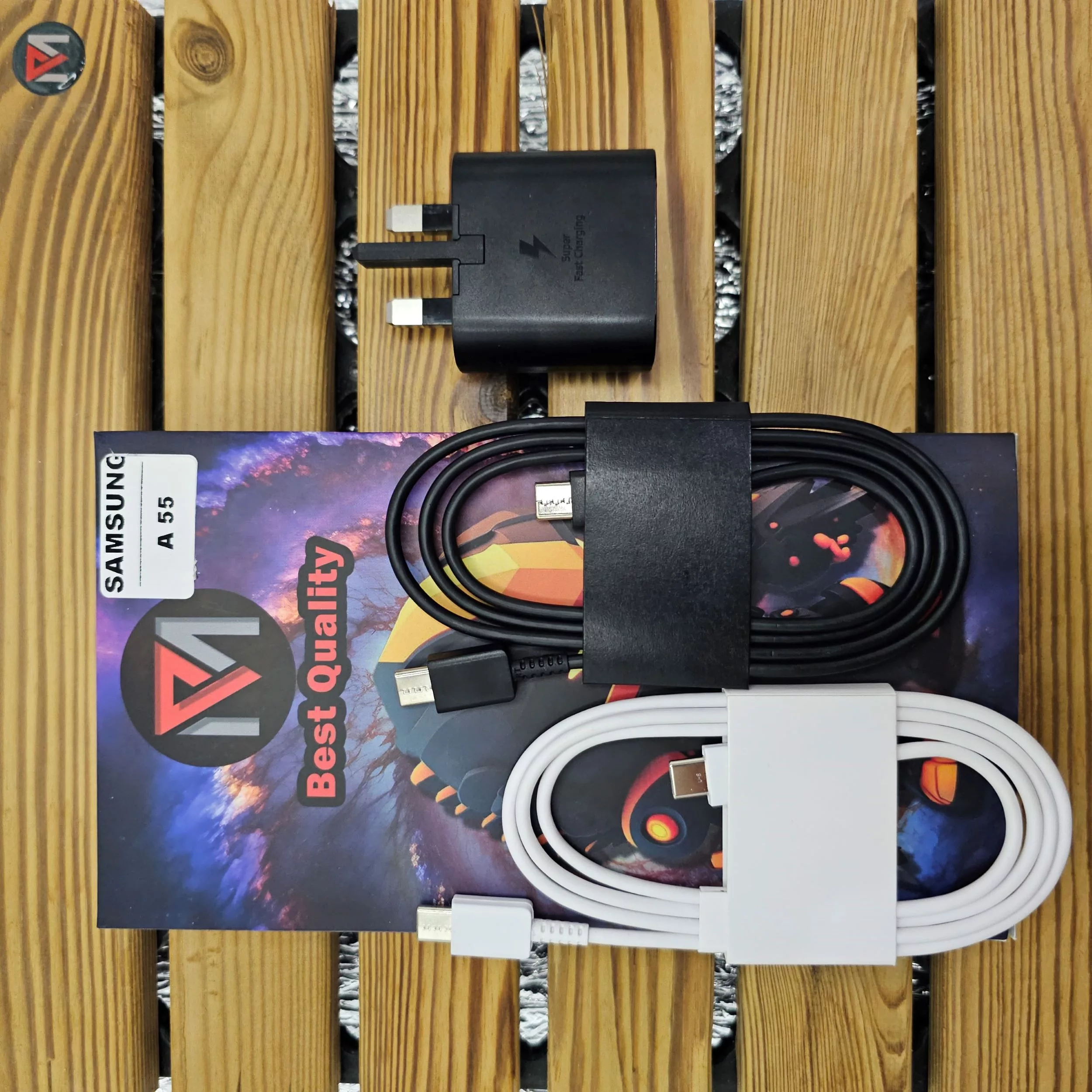 شارژر دیواری 25 وات ام پی مدل A55 به همراه کابل USB-C