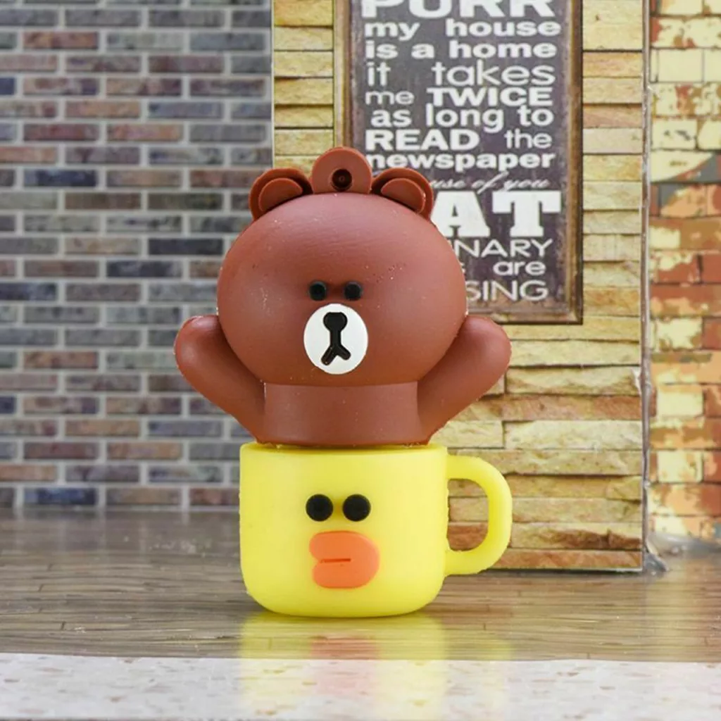 فلش مموری طرح خرس براون مدل Ul-Brown ظرفیت 16 گیگابایت