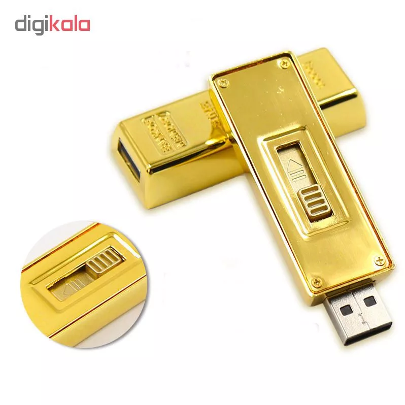 فلش مموری مدل Ultita-Bn طرح شمش طلا ظرفیت 8 گیگابایت