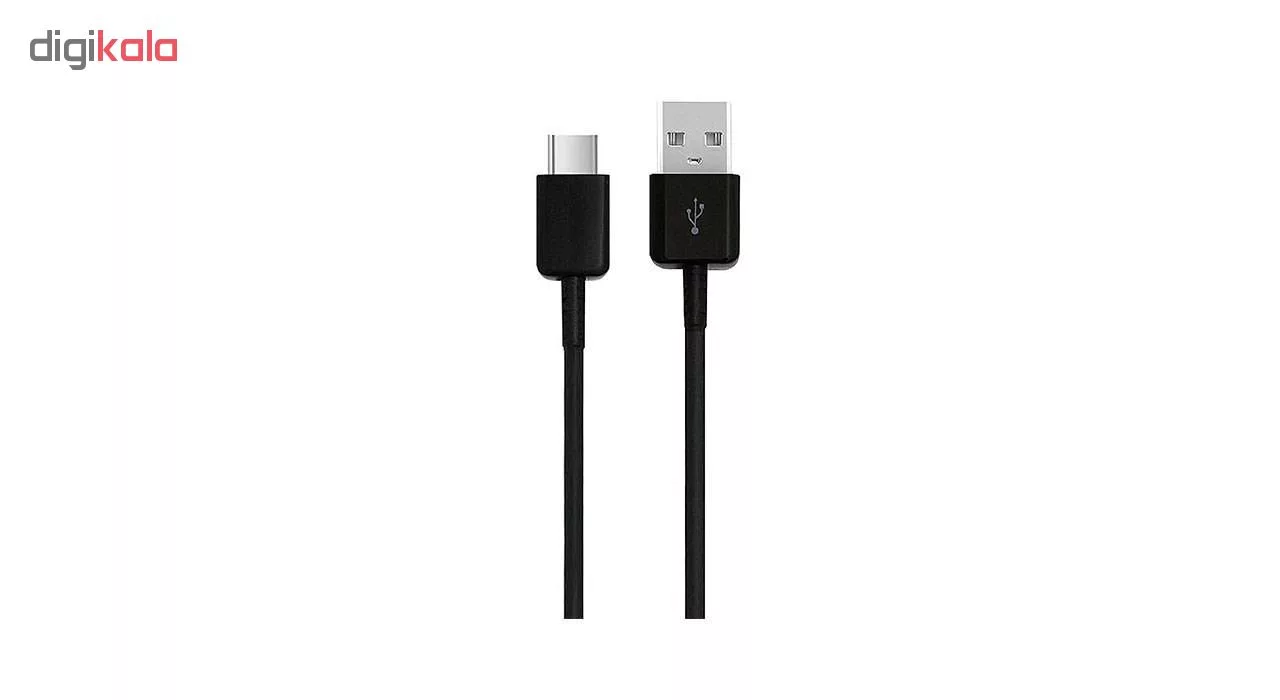 شارژر دیواری سامسونگ مدل EP-TA20EBECGWW به همراه کابل تبدیل USB-C