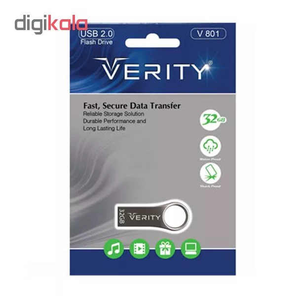 فلش مموری وریتی مدل V801 ظرفیت 32 گیگابایت