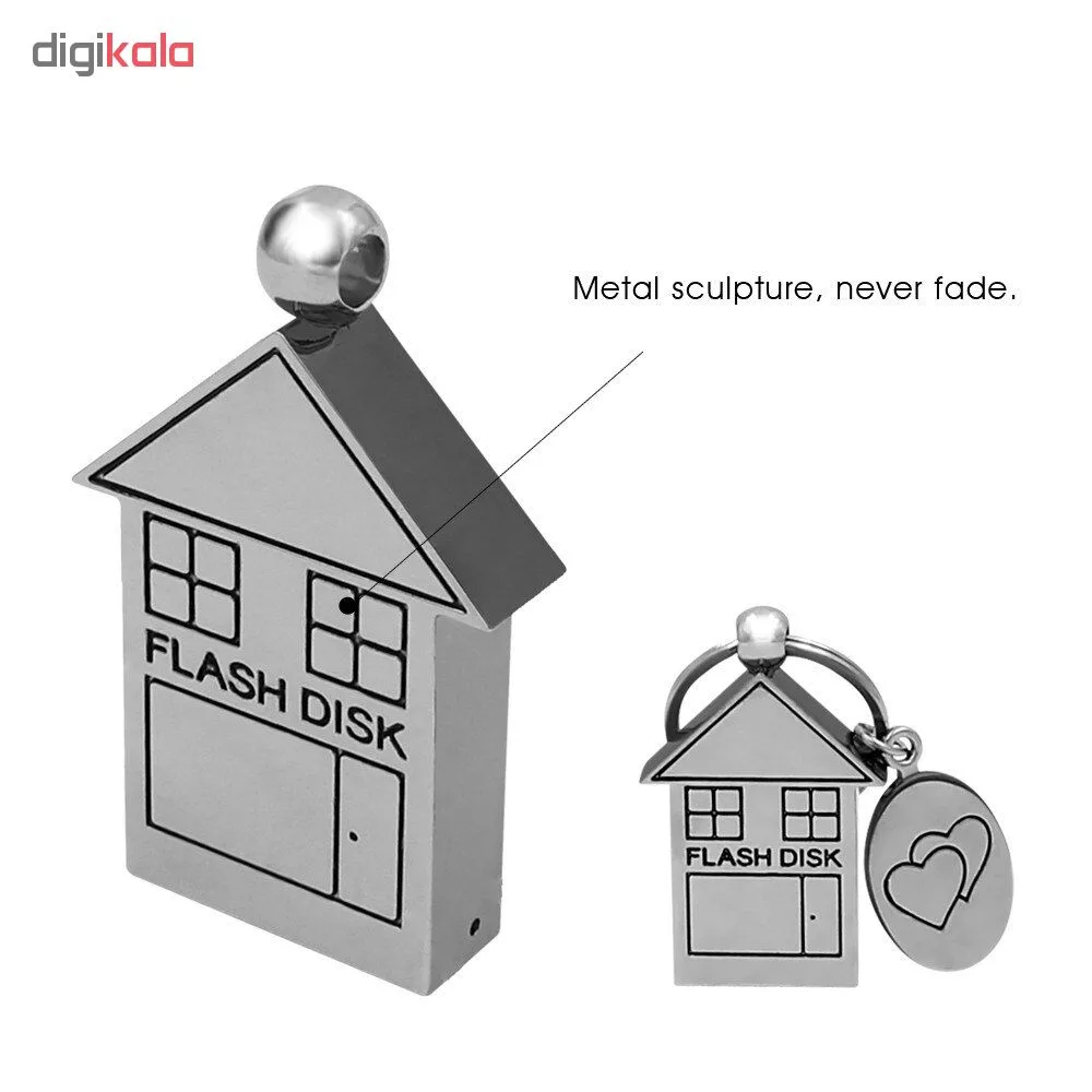 فلش مموری طرح خانه مدل UM-020 ظرفیت 32 گیگابایت