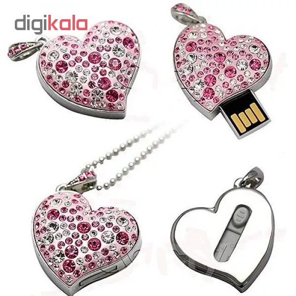 فلش مموری طرح قلب مدل UJ-032 ظرفیت 16 گیگابایت