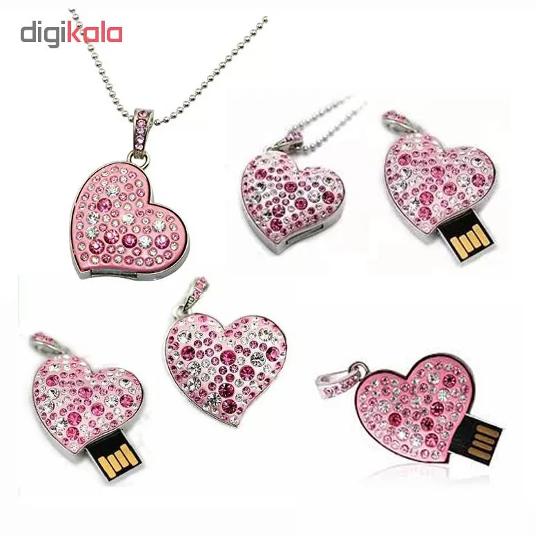 فلش مموری طرح قلب مدل UJ-032 ظرفیت 16 گیگابایت