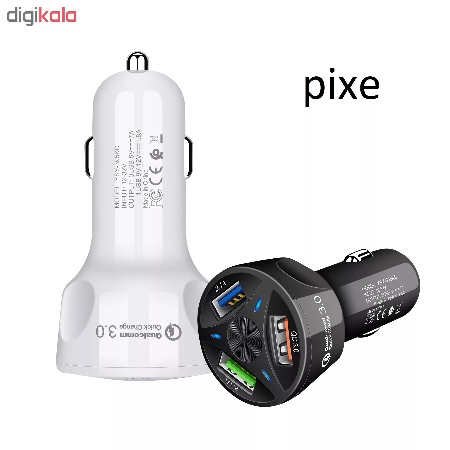 شارژر فندکی مدل YSY-395KC