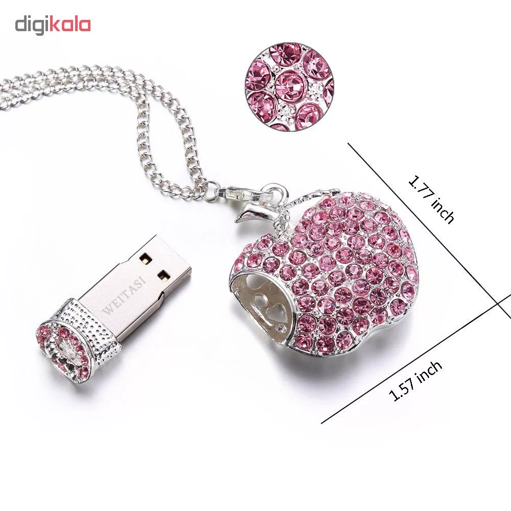 فلش مموری طرح سیب مدل UJ-031ظرفیت 64 گیگابایت