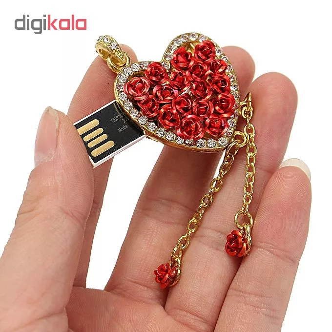 فلش مموری طرح قلب مدل UJ-050 ظرفیت 32 گیگابایت