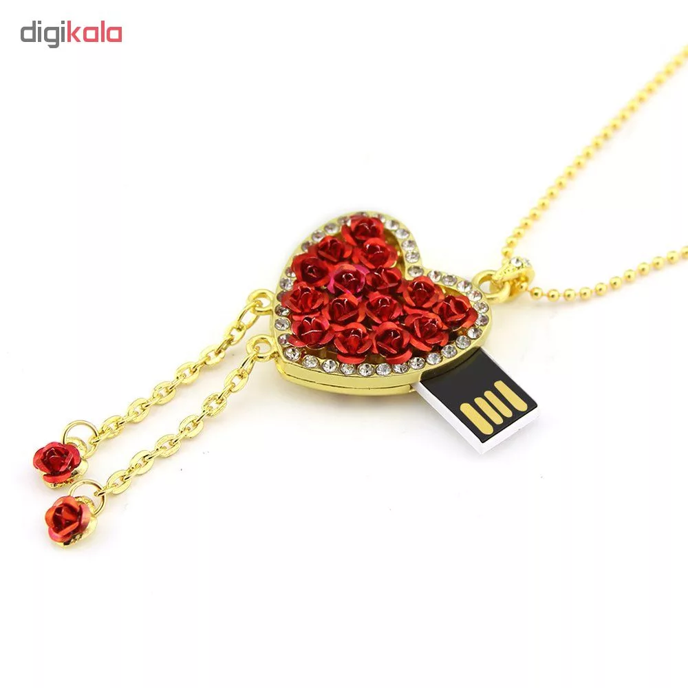 فلش مموری طرح قلب مدل UJ-050 ظرفیت 32 گیگابایت