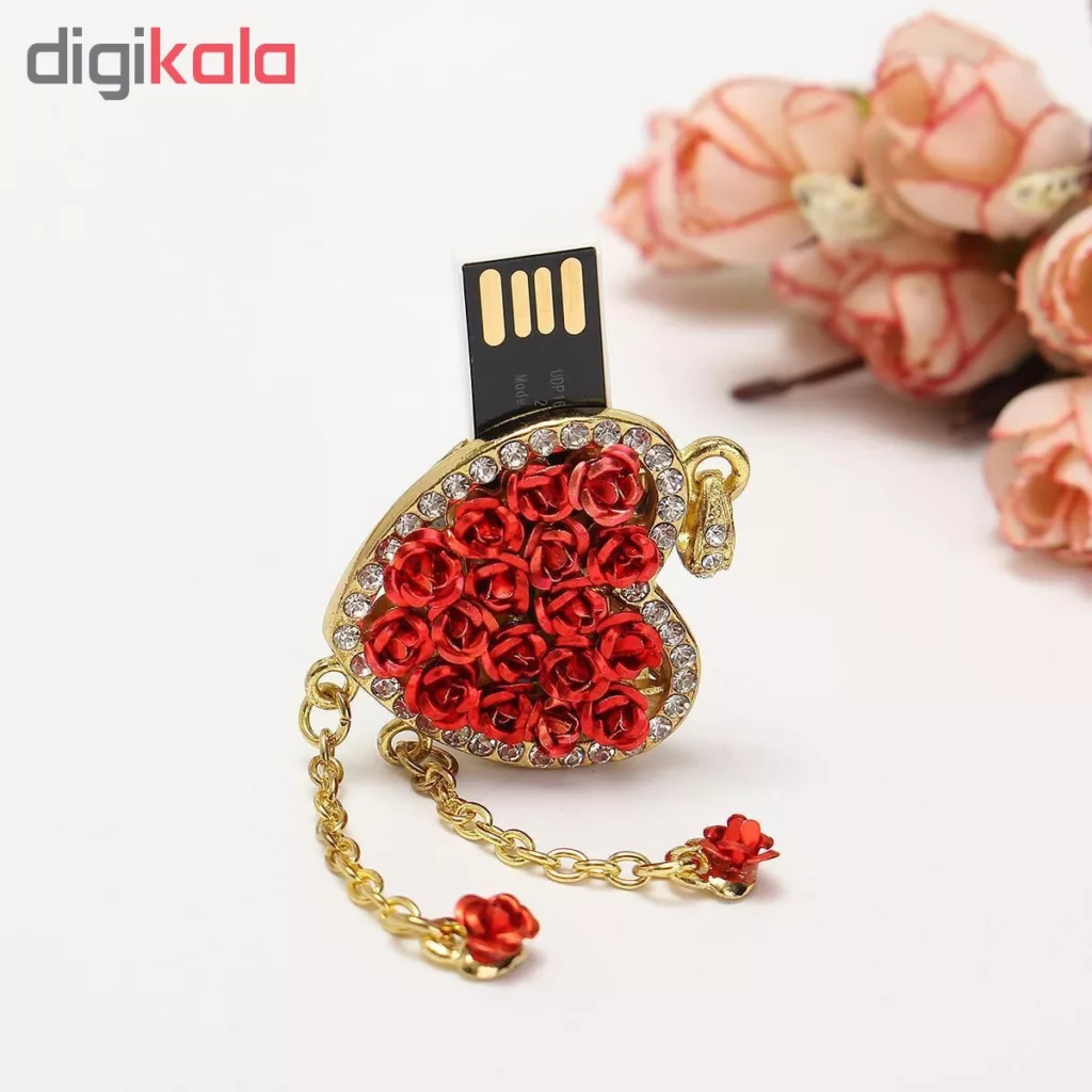 فلش مموری طرح قلب مدل UJ-050 ظرفیت 64 گیگابایت