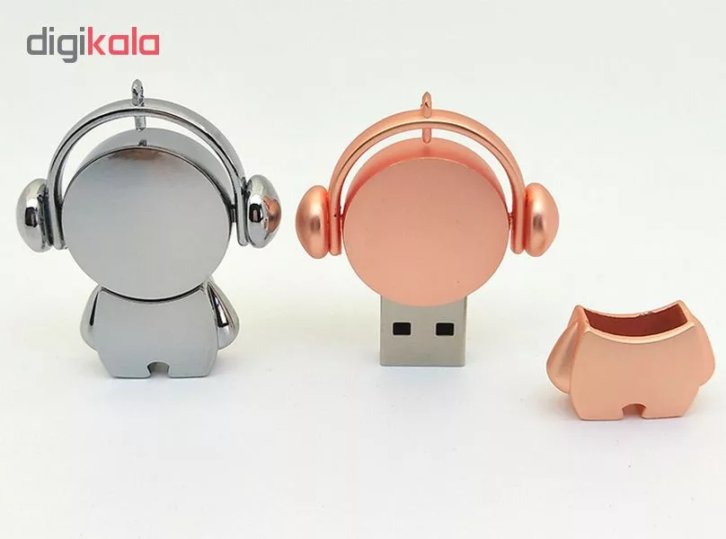 فلش مموری طرح آدمک هدفونی مدل UM-045 ظرفیت 64 گیگابایت