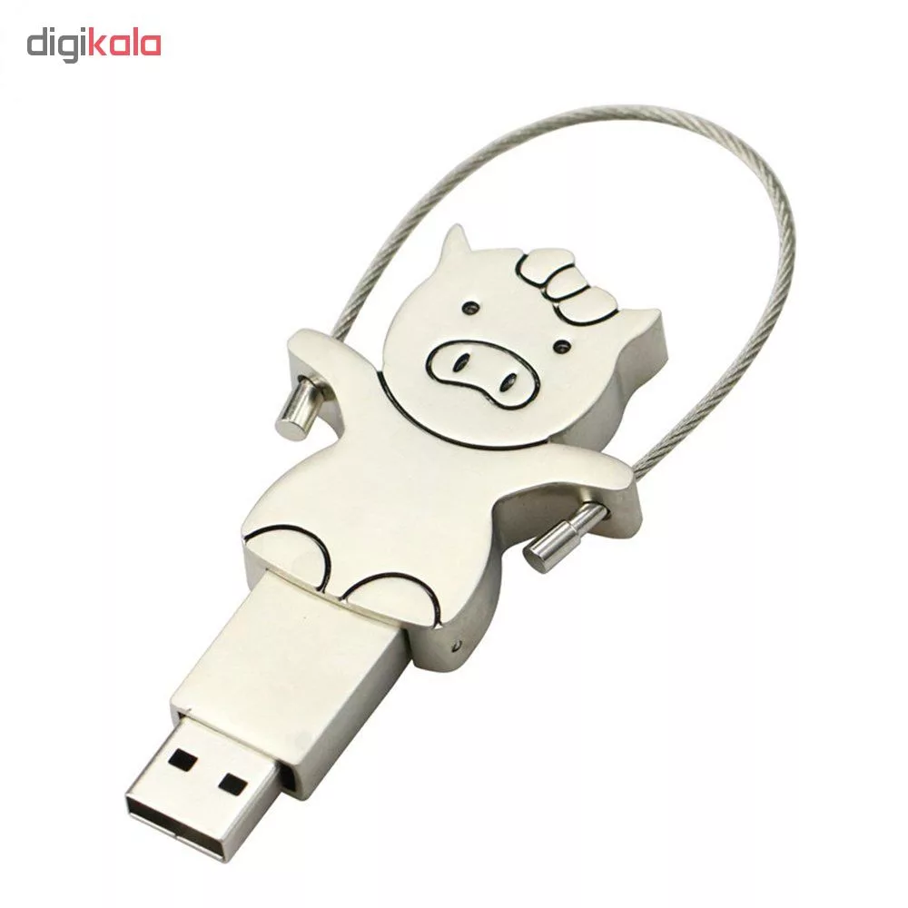 فلش مموری طرح خرس طناب زن مدل UM-019 ظرفیت 64 گیگابایت