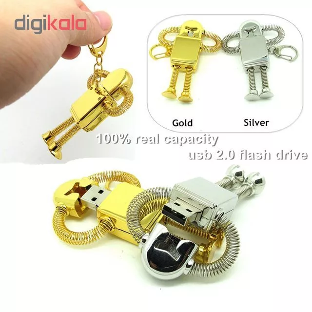 فلش مموری طرح آدم آهنی مدل UM-018 ظرفیت 32 گیگابایت