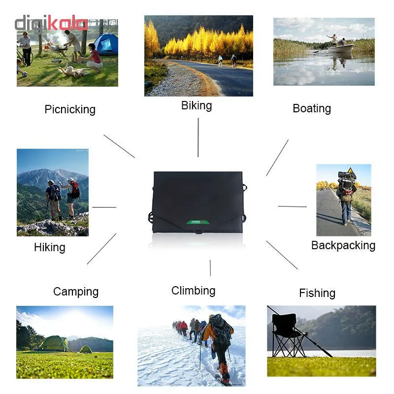 شارژر خورشیدی مدل SUN07