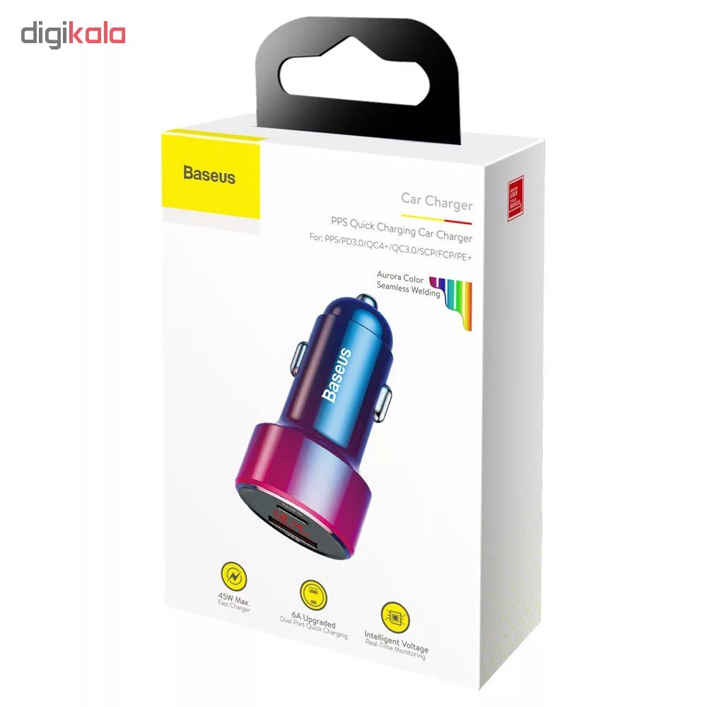 شارژر فندکی باسئوس مدل CCMLC20C