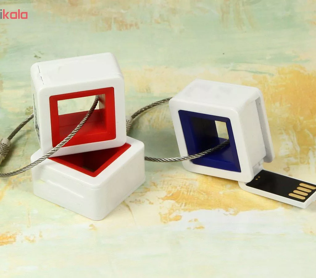 فلش مموری طرح حلقه کیوبیک مدل UP-016 ظرفیت 64 گیگابایت
