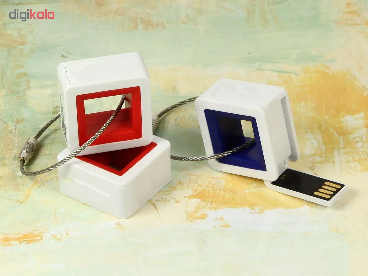 فلش مموری طرح حلقه کیوبیک مدل UP-016 ظرفیت 64 گیگابایت