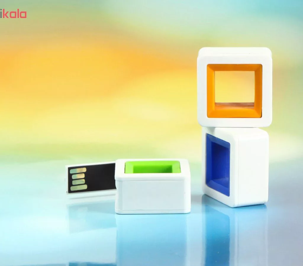 فلش مموری طرح حلقه کیوبیک مدل UP-016 ظرفیت 64 گیگابایت